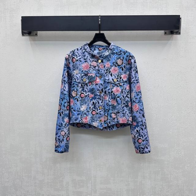 Lv Monogram floral jacquard short sleeves Size S-Xl