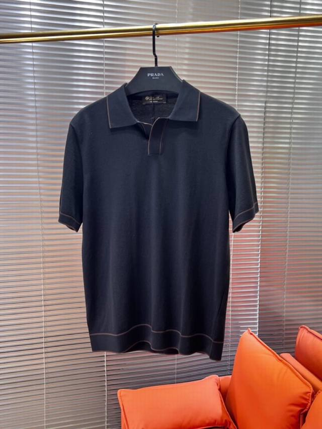 Fend* Metal Ff Small Logo Jacquard Knit Short Sleeve Size Xs-L