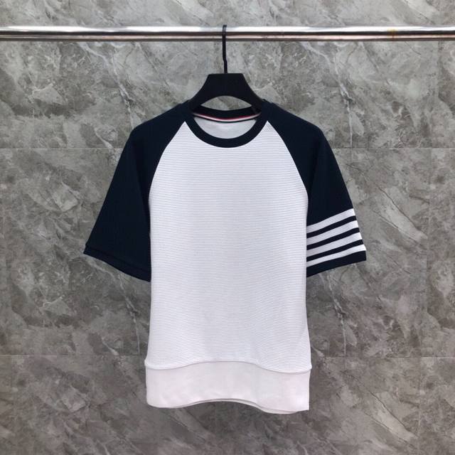 Moncler 2025 Spring and Summer Series New Product Men's Round Neck Short Sleeve