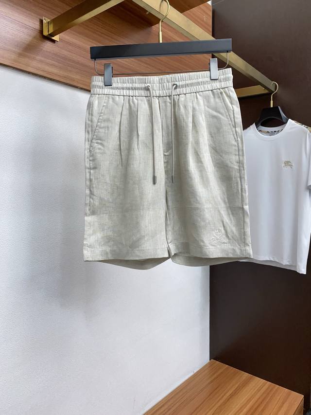 Loew* 25Ss Spring and Summer new micro-logo bear embroidered round neck short-sl