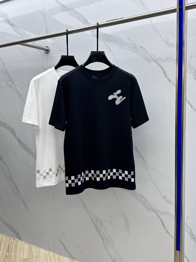 25Ss Spring and Summer new arrival! The round neck contrast lapel short-sleeved
