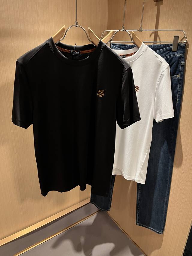 Louis25 Spring/Summer new heavy metal chain craft round neck short sleeve printe
