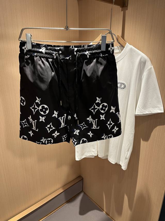 with beltDio25 Spring/Summer new contrast blended poplin Palms Jouy print Dioriv