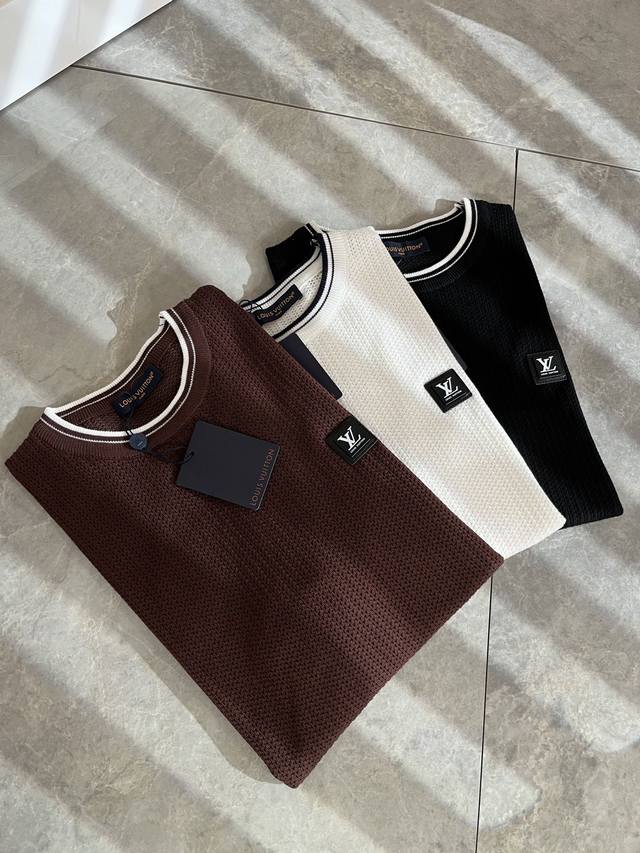 Gg25 Early Autumn New Contrast Stripe Embroidered Letter Knitted Cardigan Shipme