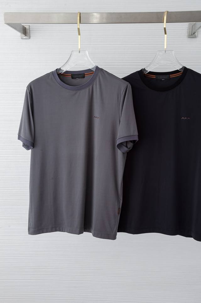 Dio*2025 Spring and Summer new short-sleeved sweater, round neck design, letter