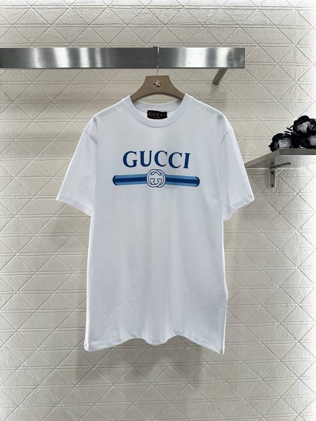 Loew* new spring and summer round neck knitted short sleeves drawstring design i