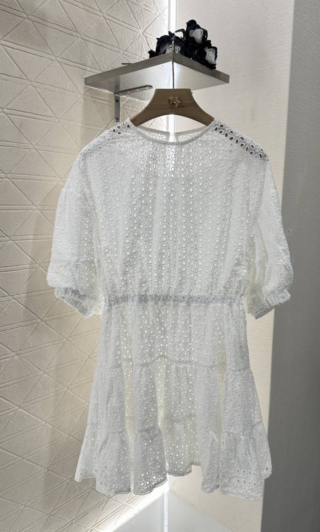 Bc Spring/Summer 25 Wax Leaf Embroidery Sleeve Shirt Size Sml