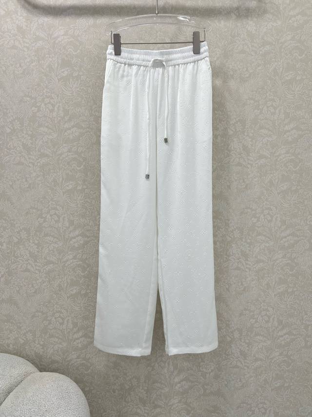 25Ssalexander Wang denim stitching wide-leg pants Sml : Blue