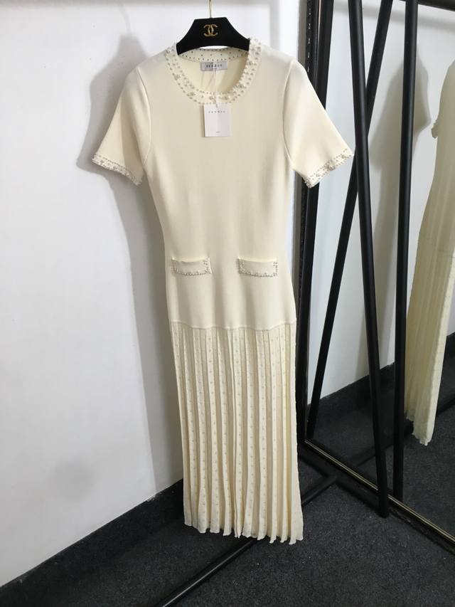Louis Vuitto*2025 new arrivals round neck beaded cotton custom Yb cotton yarn we