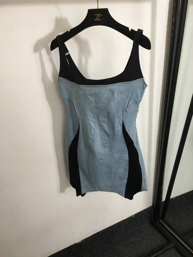 Prad*2025 new arrivals Lapel sleeveless dress Customized Yb imported recycled ny