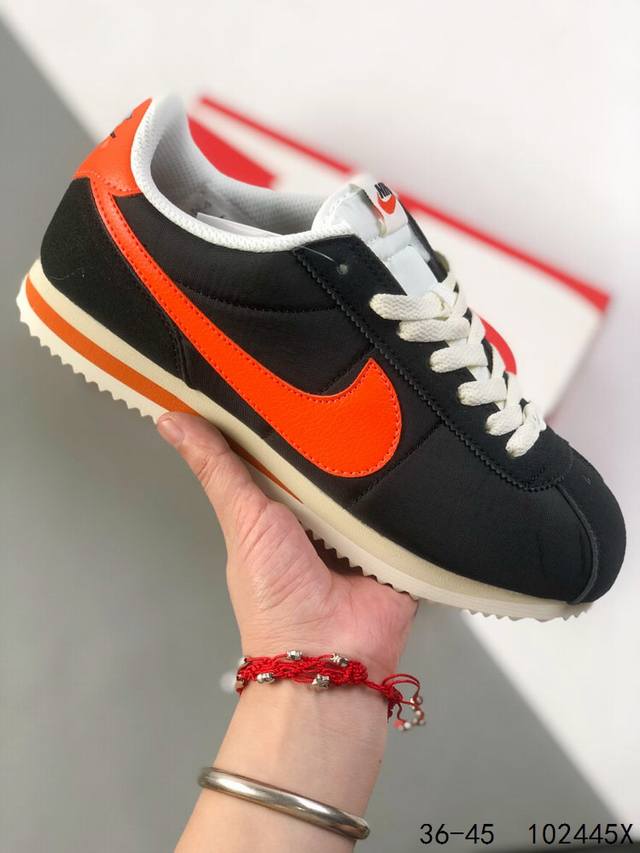 real label with half size! Nike Classic Cortez Nylon Forrest Gump perfect last E