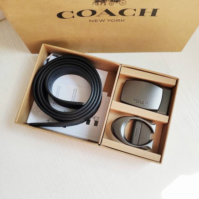 Exclusive Father's Day gift The hot-selling Coach double-headed genuine leather