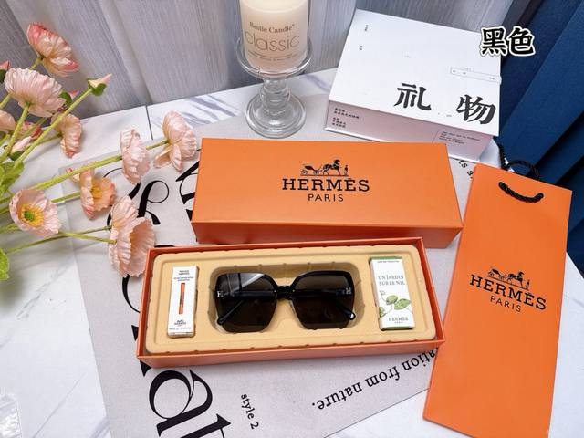 Hermes glasses three-piece gift box Hermes Hermes limited gift box Hermes sungla