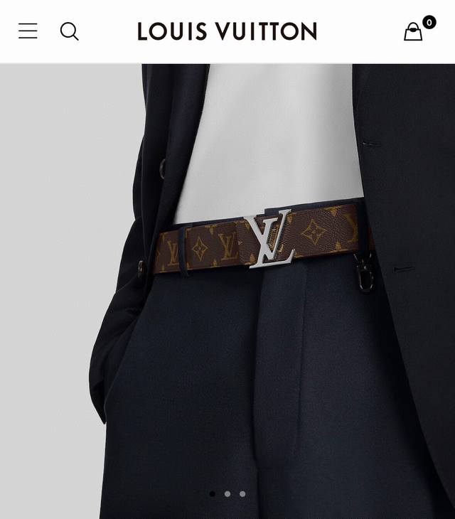 Louis Vuitton Lv Initiales belt, the latest classic style of Lv counter, with go