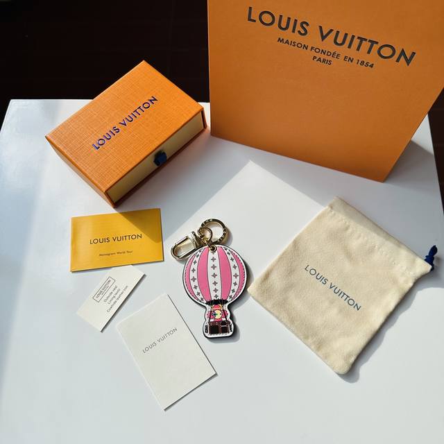 Louis Vuitton Vivienne Pink Hot Air Balloon Vivienne Bag Accessories and Keychai