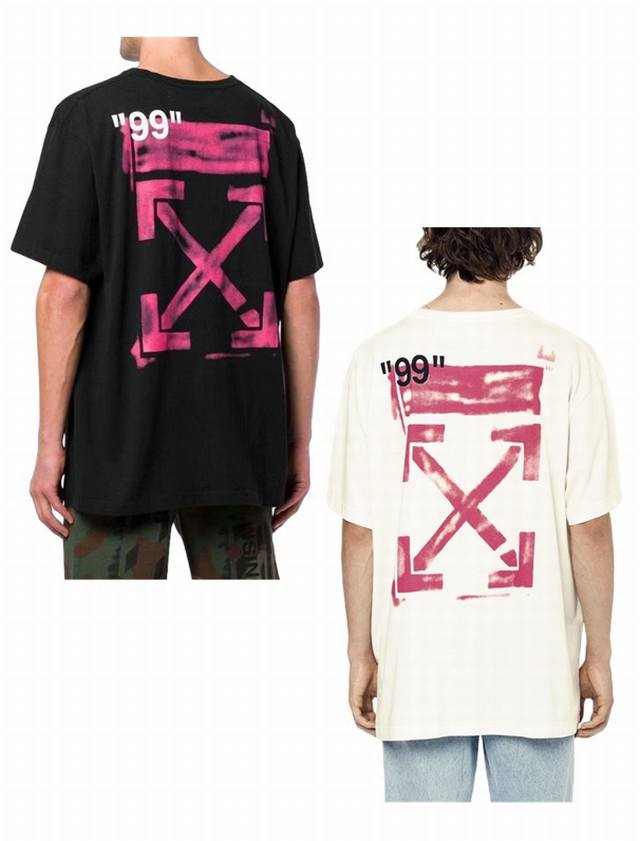 In stock: #Classic spring and summer new style Brand: Off-White 99 arrow short-s