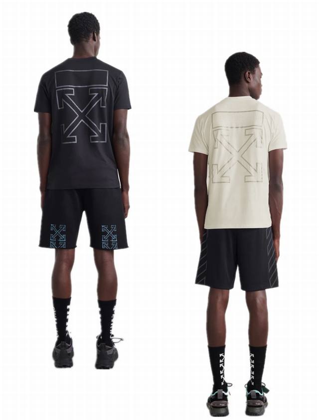 In stock: # Ss new spring and summer Brand: Off-White 3M reflective arrow short-