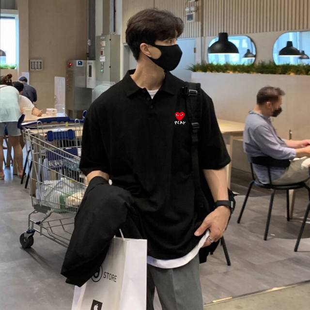 Get a bargain! Super age-reducing! Kawakubo Rei Polo shirts are here! Wardrobe h