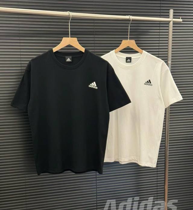 Price reduction welfare supply. 3D label 280G high-quality Adidas short-sleeved