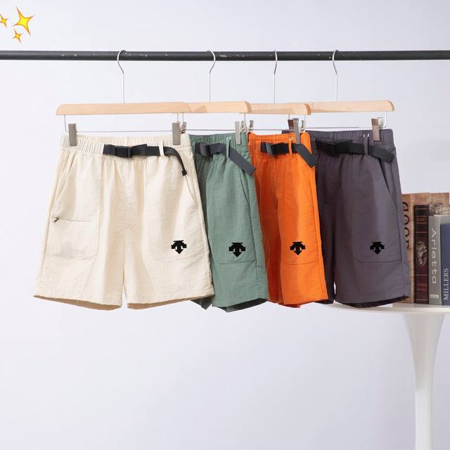 for Descente summer men's quick-drying shorts 5-point pants 230 outdoor sports c
