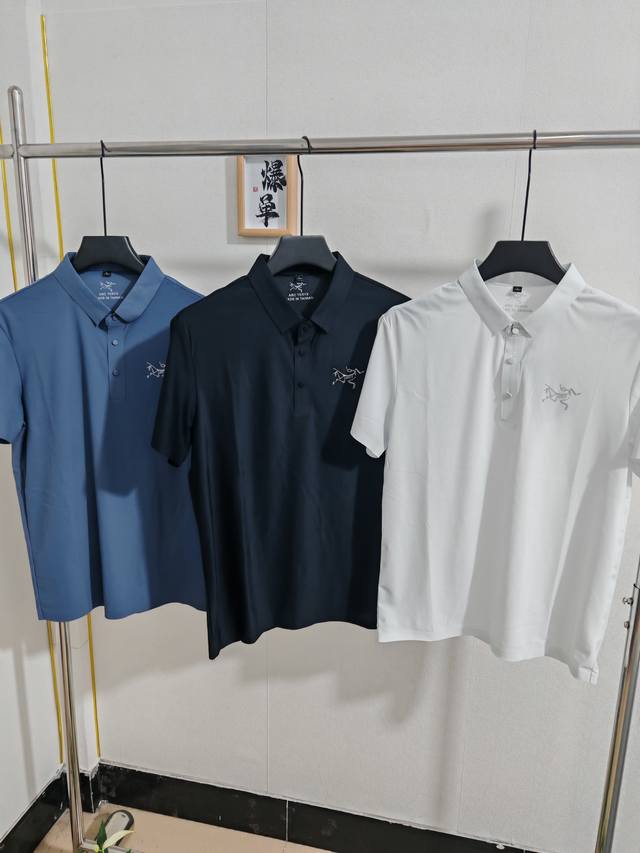 Arc'teryx Ice Silk Quick Dry Polo Shirt This fabric is made of 210g ice ion span