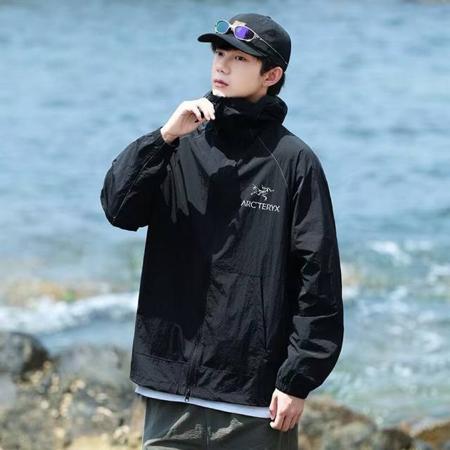 for Arcteryx lightweight casual hooded cool sunscreen jacket Outdoor lightweight