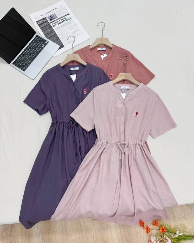 Ami Ami Fashion, simple and elegant waist slimming casual slimming versatile cot