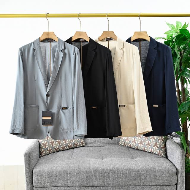 New arrival, Order number: 88180# Zegna Men's Fashion Casual Single Suit Sun Pro