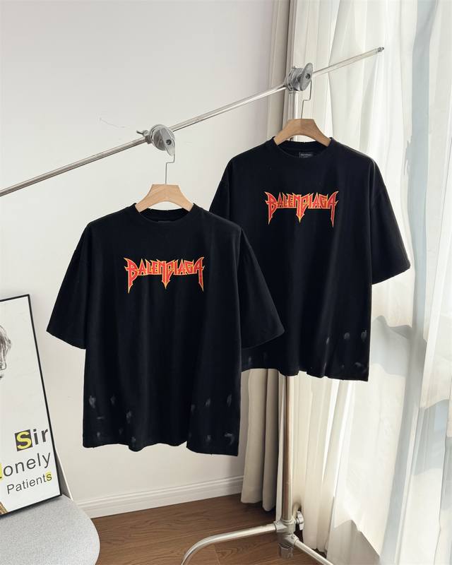 Pure Original Top Original Reproduction - Balenciaga Ss22 Logo Print Loose Casua