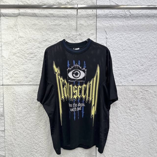 Pure original top original replica Burberry Ss23 Letter Logo Print Round Neck Lo
