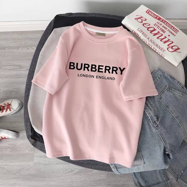 Burberry short sleeves! 280G. High version The latest hot short-sleeved T-shirts