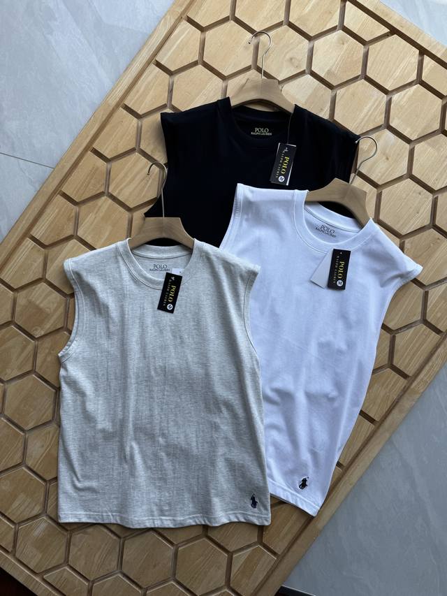 Polo Ralph Lauren men's T-shirt embroidered cotton vest Online 600+ Due to trade