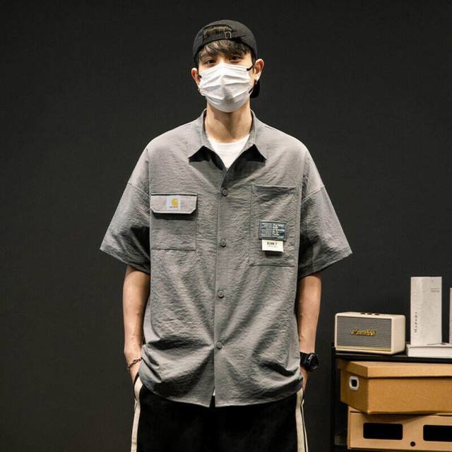 Carhartt summer counter Japanese outdoor functional workwear short-sleeved shirt