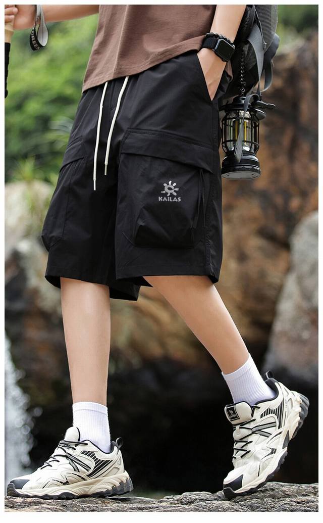 Kaleshi 25Ss new three-color high-quality casual thin work shorts! pants version