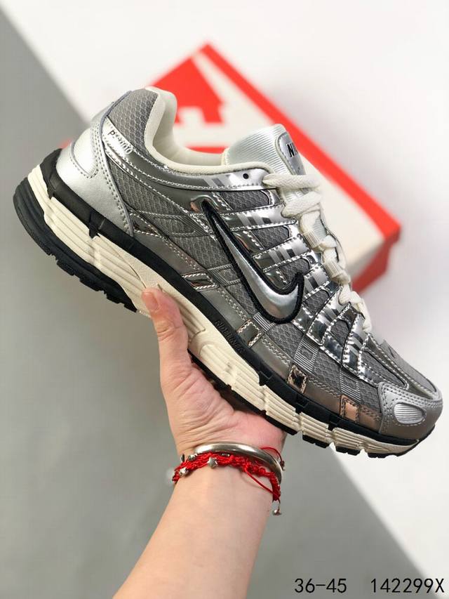 half size with genuine label! Nike P-6000 running shoes use embroidered hooks on
