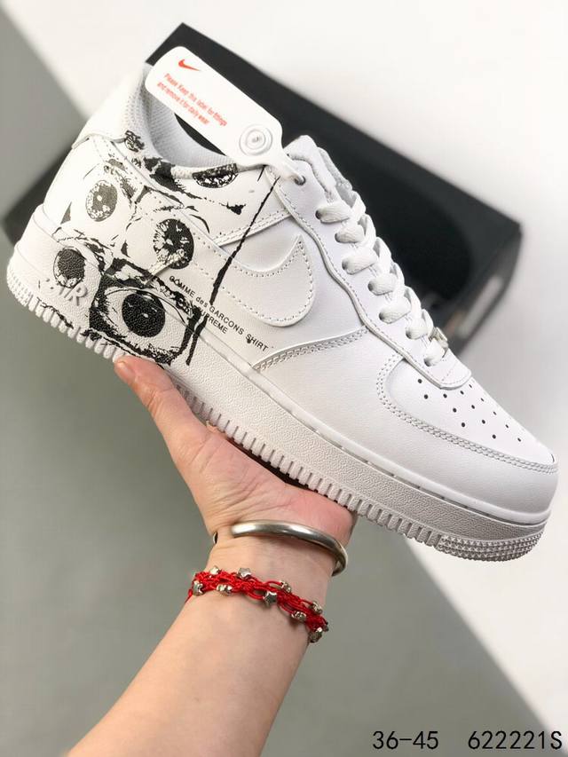 Authentic label with half size! Nike Air Force 1 Low Air Force One Low-top versa