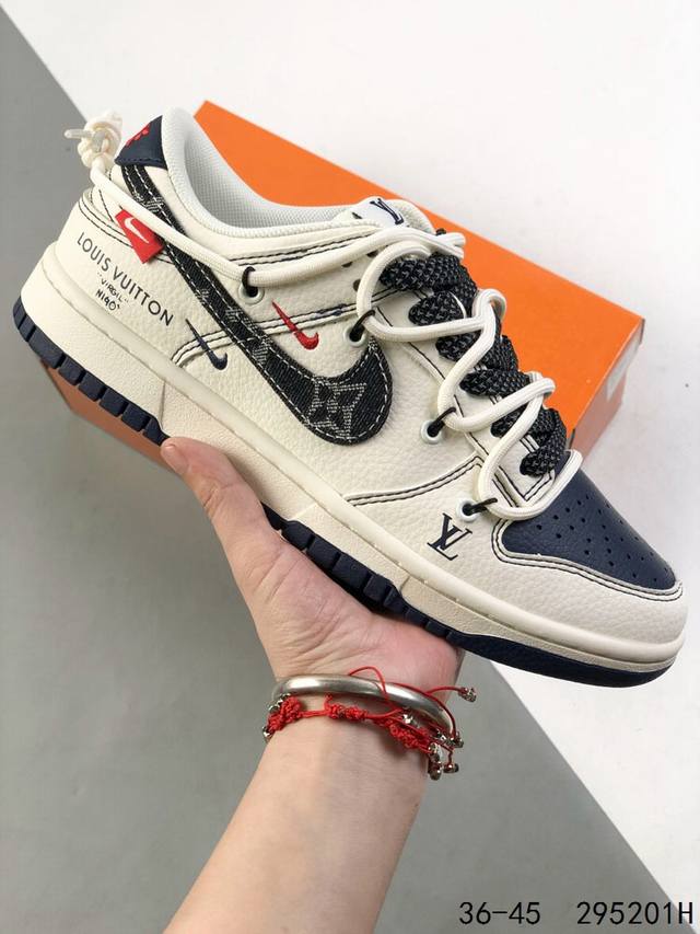 Corporate-level with half size! Nike Sb Dunk Low Aj1 joint rope strap hook retro