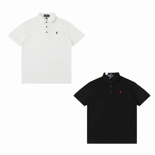 Ralph Lauren small logo embroidered Polo shirt Paul short-sleeved T-shirt The mo