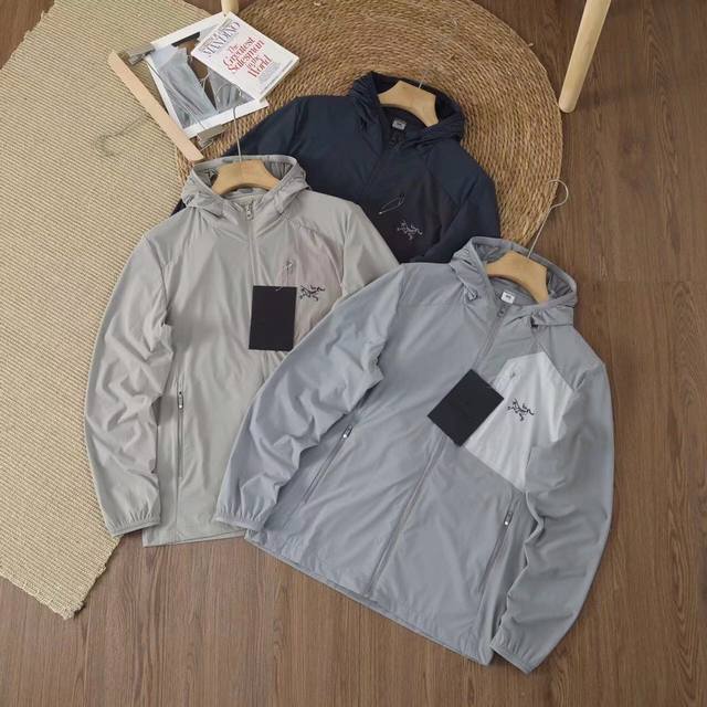 Arc'Teryx summer men's and women's thin hooded skin clothing sun protection clot