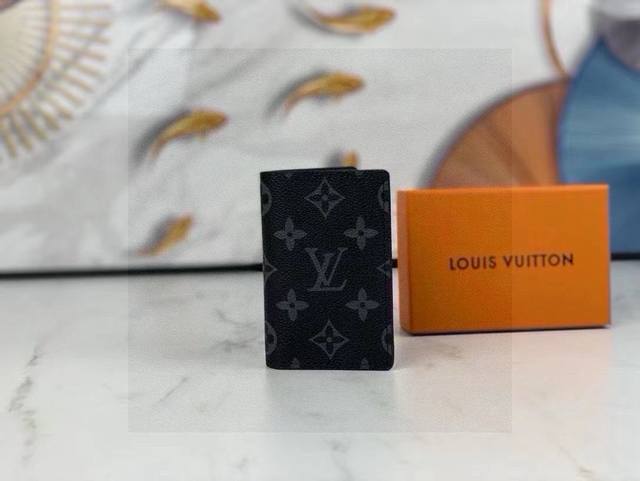 Lv black flower short wallet Life doesn
