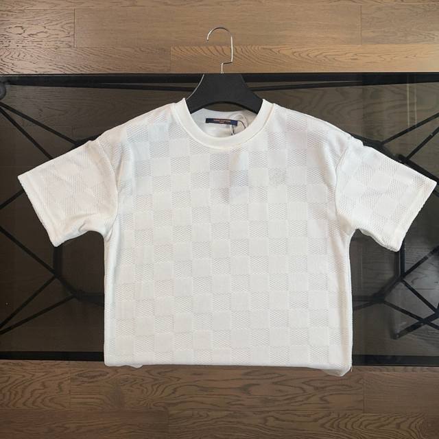 top, shorts Lv Louis Vuitton 2025 spring and summer pin style embroidered logo s