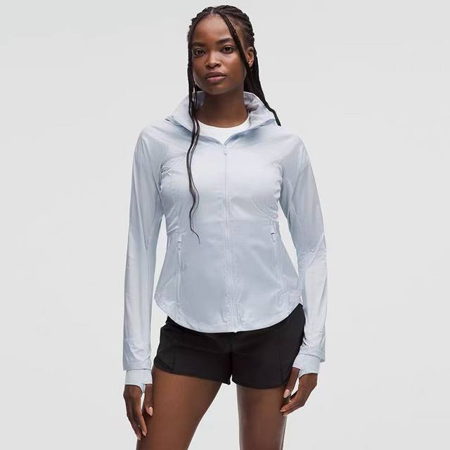 Original quality women's sports sun protection jacket, super slim Lululemon Goal
