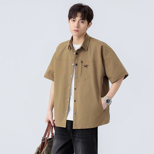 for 25Ss high quality Arc'teryx silicone logo short-sleeved shirt . It is very g