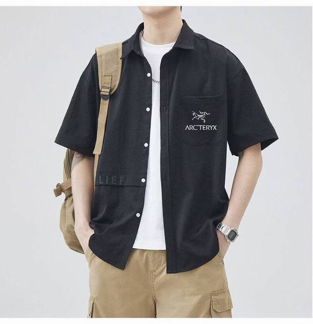 For Arc'teryx* Men's Workwear Short Sleeve Shirt! Lightweight, breathable, stret