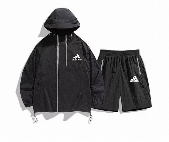 for Adidas summer outdoor sun protection clothing set salt series men's and wome