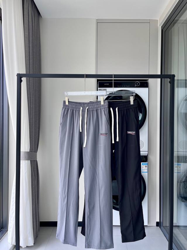 Balenciaga Paris Balenciaga wave cola print thin straight pants are launched sim