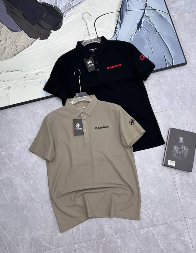 Mammut 2025 Summer Counter New Polo Short Sleeve T-shirt The simple and classic