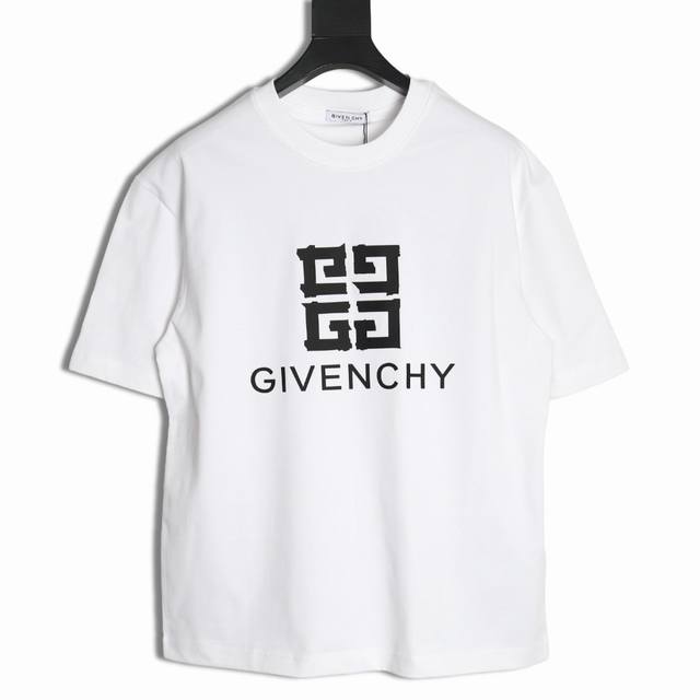 Givenchy classic letter print couple round neck short-sleeved T-shirt - top vers