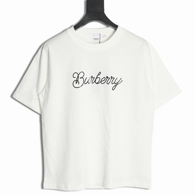 Burberry signature surf print Logo short-sleeved T-shirt 212 The same style for