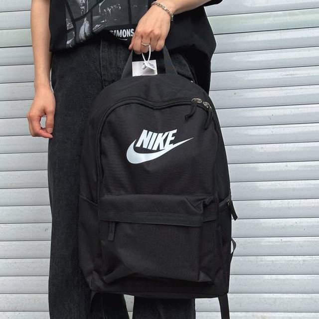 Highest version Nike classic backpack, single shoulder bag, student school bag,